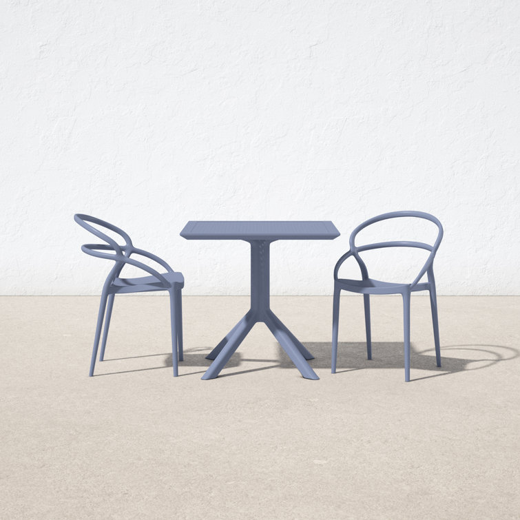 Farrah Square 2 Person Outdoor Dining Set AllModern